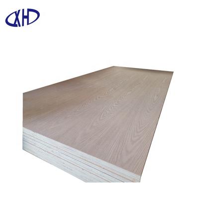 China 18mm poplar interior veneered cores / sample red oak plywood hardwood core combi for sale