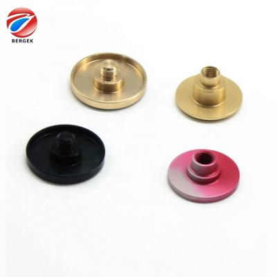 China Precision Durable High Precision CNC Machining Metal Camera Button Custom Anodizing Rotating Aluminum Components for sale