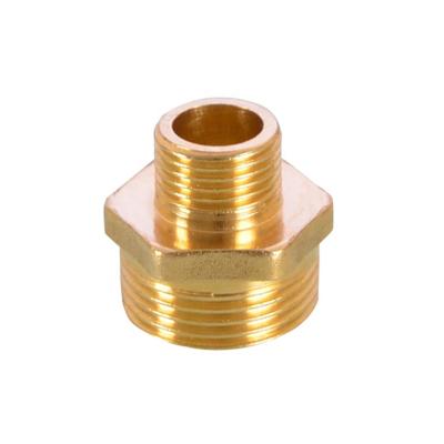 China Precision Durable OEM Factory Custom CNC Machined Lathe Valve Flange Precision Brass Rotational Electroplating Brass Fittings for sale