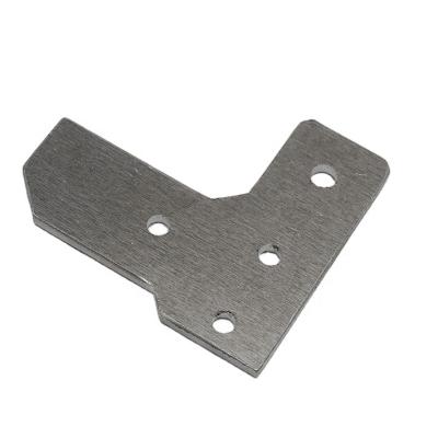 China Custom Precise Manufacturing Equipment OEM Sheet Metal Laser Cut Stamping Works Fabricating Brushed Stainless Steel Parts for sale