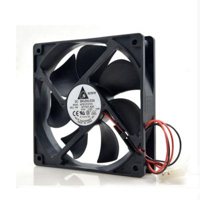 China 12x12x2.5cm Plastic Computer Fan Black 12cm Case Fan for sale