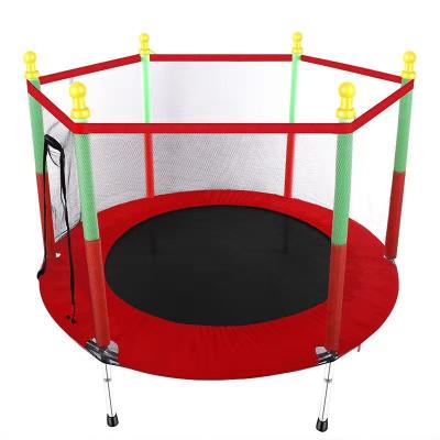 China Galvanized steel pipe inside and outside of indoor children's fitness trampoline/special gymnastics trampoline/mini trampoline for sale