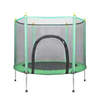 China With Protective Net 5FT Sports Fitness Games Kids Trampoline With Enclosure Net Jumping Mat for sale