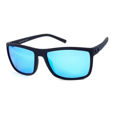 China Fashion Sunglasses TR90 Sunglasses New Shape Polarized Lens Mens Outdoor Sports Sun Glasses UV400 Motor Vintage for sale