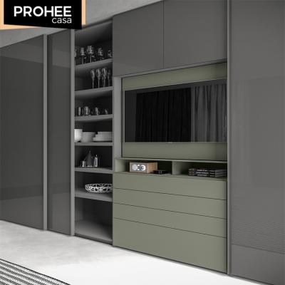 China Sliding design cheap custom made wall sliding door promotion closet open wardrobe for sale for sale