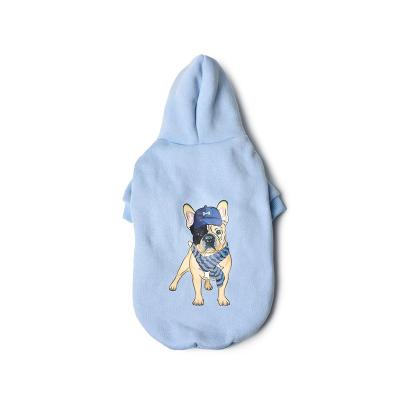 China Stocked Pet Clothes Spring Autumn Dog Hoodie Two Feet Puppy Pet Warm Animal Clothing Accessories for sale