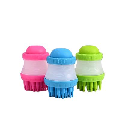 China New Arrival Silicone Pet Comb Viable Grooming Brush Soft Silicone Pet Comb Bath Massage Brush Pet Comb For Dog Cat for sale