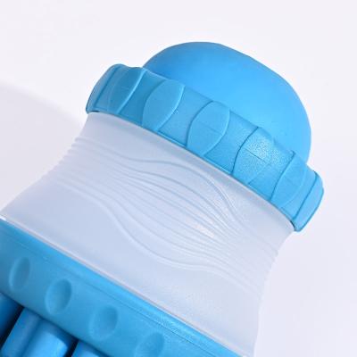 China Hot Selling Viable Soft Silicone Dog Bath Massage Grooming Brush Pet Viable Comb For Pet for sale