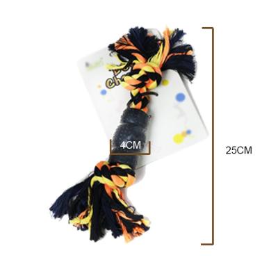 China Dog Rope Toy Pet Set Safe Bite Resistant Halloween Cotton Viable Bite Rope Resistant Chew Toy Pet Toys for sale