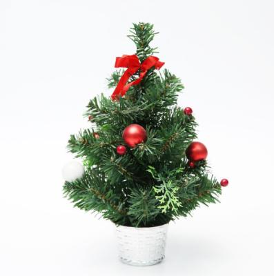 China PVC Christmas Decoration Tree Christmas Party Ornaments Mini Table Top Christmas Tree for sale