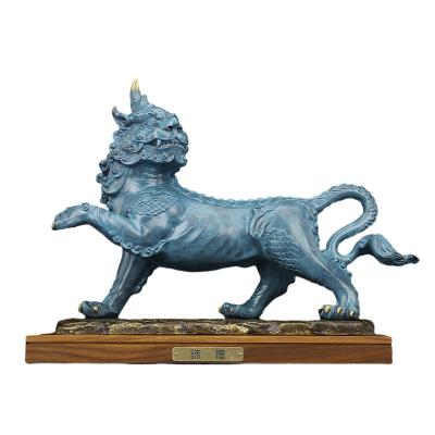 China China Head Office Business Gifts Brass Artifact Copper Beast Ornament for sale