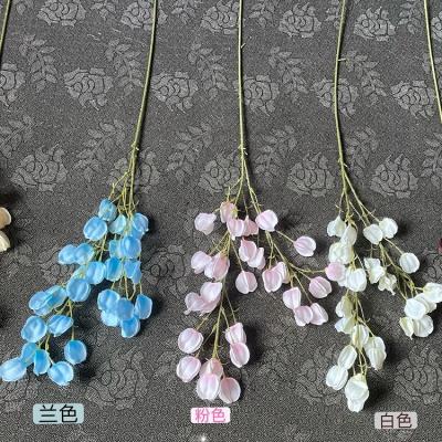 China TCE3011 Bell Flowers New Romantic Items Hanging Enkianthus Artificial Flower Chinese Wholesale For Wedding Decoration for sale