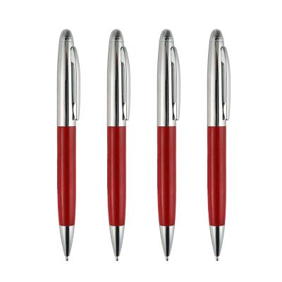 China office & Wholesale School Pen Metal Wooden Pen Support OEM, ODM Customized Logo Advertising Organ Promotion Ballpoint Pen for sale