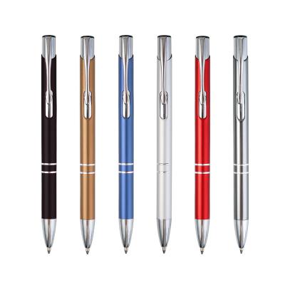 China office & Wholesale School Pen Metal Pen Support OEM, ODM Custom Cheap Type Logo Advertising Organ Promotion Push Ballpoint Pen for sale