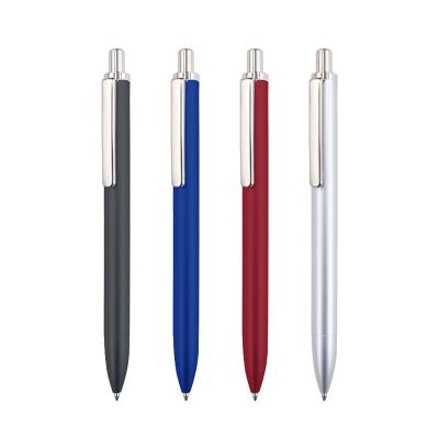 China office & School Pen Push Type All Metal Pen Support Wholesale OEM, ODM Custom Logo Advertising Organ Promotion Cheap Ballpoint Pen for sale