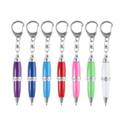 China office & School Pen Metal Mini Rotary Pen support wholesale OEM, ODM custom logo. Publicity Organ Promotion Pendant Ballpoint Pen for sale