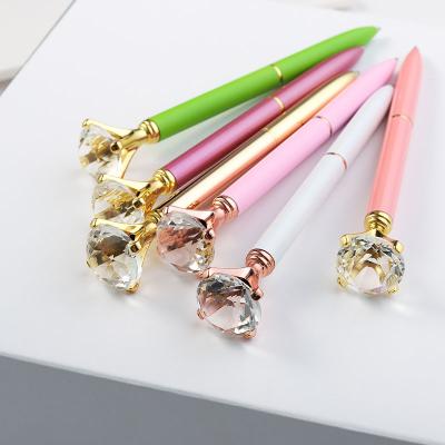 China office & Pen Twist Metal Reynolds Eraser Diamond Gift Rainbow Cute School Ballpoint Pen for sale