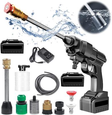 China Portable Cleanig Car Washing 48v Battery Water Gun Car Wash Pressure Washer for sale