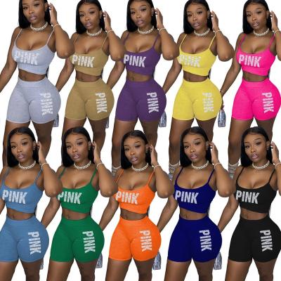 China Custom Logo Color Skinny Ribbed Top QUICK DRY and High Stretchy Gaiters Sport Suits Wear Ribbed Comfortable Women Lounge Pants Two Piece Set for sale