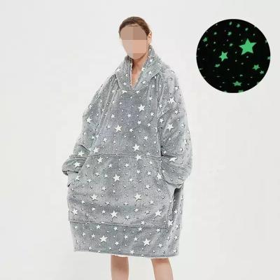 China 2023 Oti Fashionable Anti-wrinkle Textile Design OEM/ODM Bulk Wholesale Glow In The Dark Stars Hoodie Cover Hoodie With Big Pocket For Women for sale