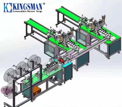 중국 CNC PLC 자동적인 가면 기계 처분할 수 있는 외과 의학 짠것이 아닌 Maskerade 기계 판매용