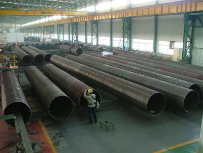 China Tubería de acero que suelda con autógena alrededor de talla 219mm del OD del grado - tubo recto de Q235 ERW de la costura de 820m m en venta