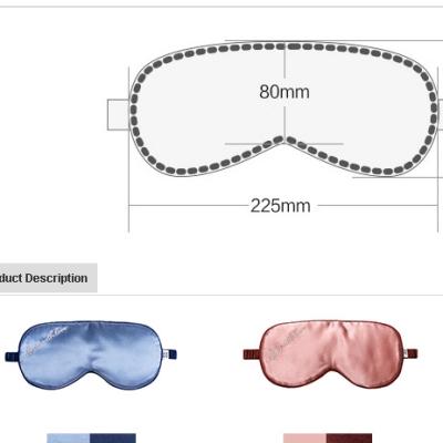 China EYE Eye Mask 3 Colors Silk Eye Mask USB Charging Eye Patch Travel Rest Fast Heating Sleep Alleviate Fatigue for sale