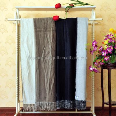 China Simple Wholesale Four Different Color Nice Soft Silk Cape for sale