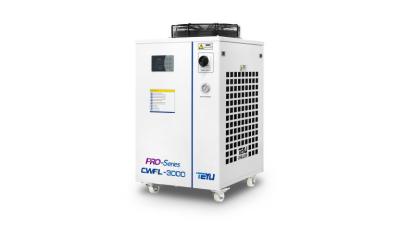 Cina Chiller laser a fibra di 3 kW 14A R410a Chiller ad acqua ricircolante CWFL-3000 in vendita