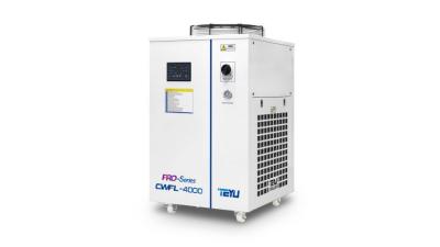 China 7.3kW 600W TEYU Fibra de refrigeración con láser Sistema de refrigeración de agua industrial CWFL-4000 en venta