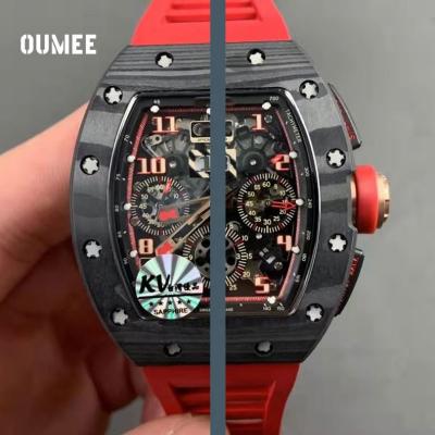 China Japan Miyota 10ATM Diver Watch Rm011 Luxury Good Quality Carbon Fiber Automatic Mechanical Date Watch Men's Watch Relojes for sale