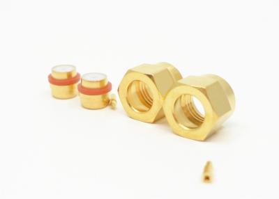 China ROHS SMA Male Brass Mini SMA 50 Ohm RF Connector For 2# Simi Rigid / Flexible Cable for sale