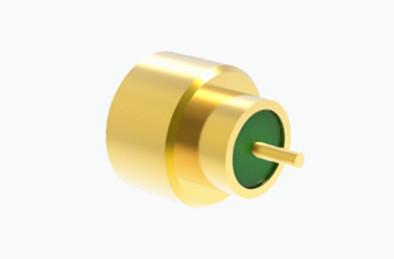 China Gold Plated Kovar Alloy Gold Plated Hermetically Sealed Limited Detent RF Connector for sale