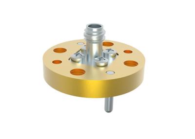 China WR10 BJ900 To 1.0mm Female Waveguide To Coax Adapter 74GHz~110GHz End launch Te koop