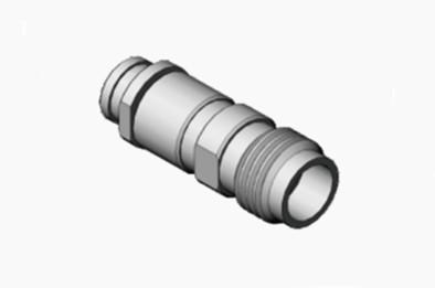 China MMW Series 1.85mm Female Stainless Steel RF Connector for MF125A Cable for sale