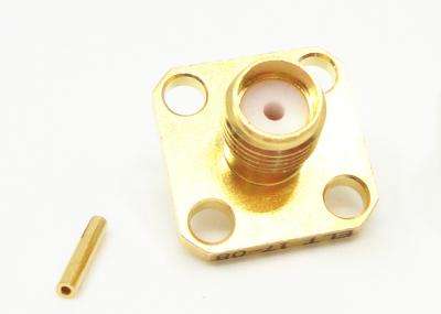 中国 RF 同軸ケーブル コネクタ はんだアタッチメント 50Ohm Female SMA Jack Connector 販売のため