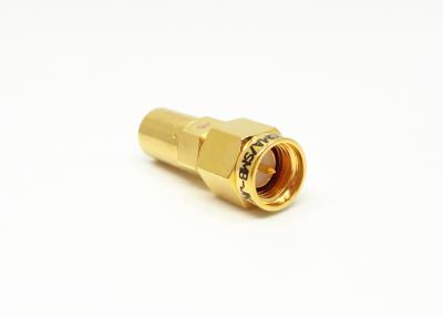 China varón coaxial plateado oro del adaptador SMA de 50Ohm RF al adaptador hembra de SMB en venta