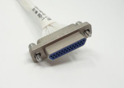 China Conector micro rectangular miniaturizado conector de 25 series de los pernos J30J con el cable de 200m m en venta