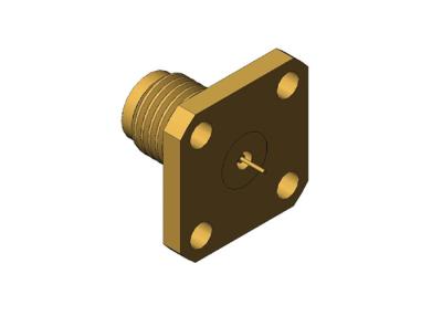 China MMW onda milimétrica SMK 4 furos 2.92mm RF conector à venda