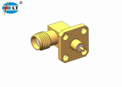 China 50 Ohm SMA Female Connector Antenna 90 Degree Coaxial Connector for sale