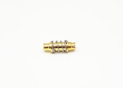 China Brass SMP Female to SMP Female RF Adapter Gold Plating Straight for sale