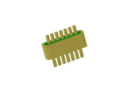 China Durchmesser 0.45mm multi Pin Header Connector Gold Wire masseleitende Oberfläche 7 Stifthermetische DCs zu verkaufen