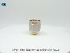 DC - 11GHz Frequency Range Straight Male N Type Connector Panel Mount