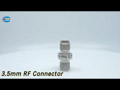 Straight 3.5mm RF Connector 33GHz MMW Female To Female High Reliability