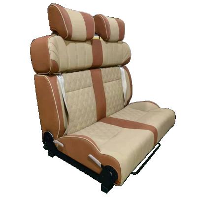 China Luxury RV Caravan Car Seat TopwellRV Double Seat Luxury Bed Rock for sale