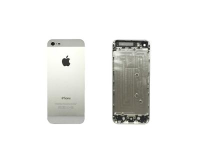 China Silver White IPhone Spare Parts , 4.0'' Iphone 5 Back Cover Replacement 123.8*58.6*7.6mm for sale