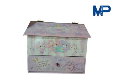 China Nice house shape Customized Gift Boxes open on roof , girl gift packaging boxes cosmetic use for sale