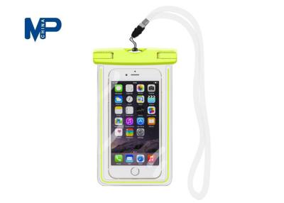 China Mobile Phone Luminous Touchable Waterproof Bag Universal For Iphone Galaxy for sale