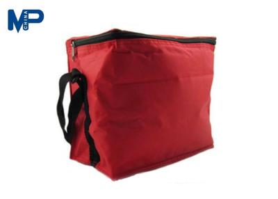 China Outdoor Camping Reusable Ice Bag / Polyester Cooler Bags For Bottles , Custom Printing for sale