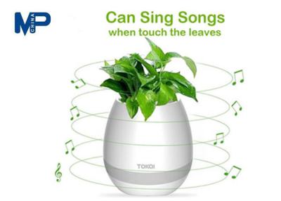 Chine IP68 imperméabilisent le vase intelligent à plastique d'ABS de fleur de musique de contact de petits orateurs de Bluetooth à vendre